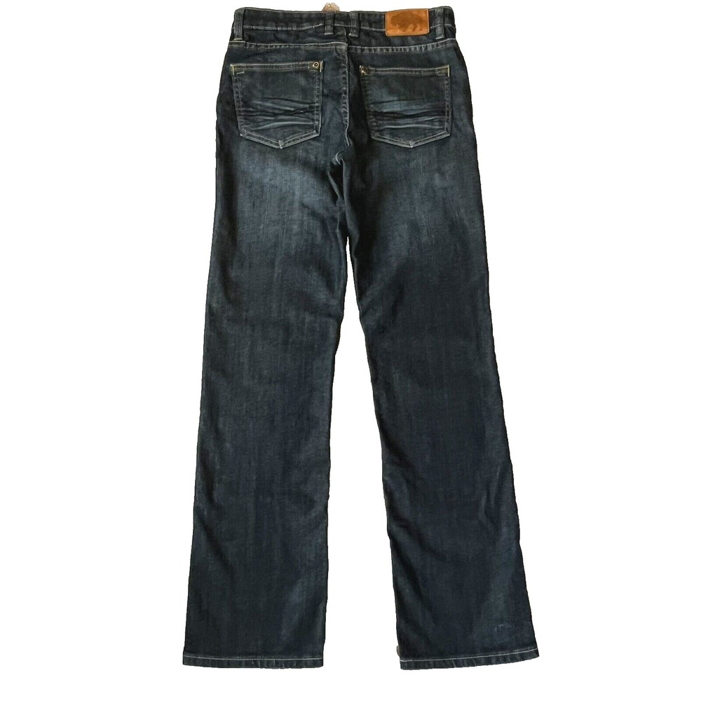Y2K Buffalo David Bitton Denim Jeans Boy 14 XL Straight Leg Dark Wash Cotton 30"